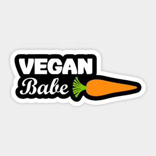 Vegan Babe Sticker